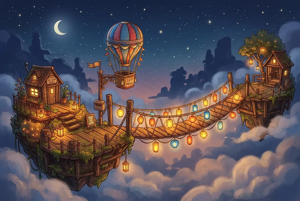 Floating island hub